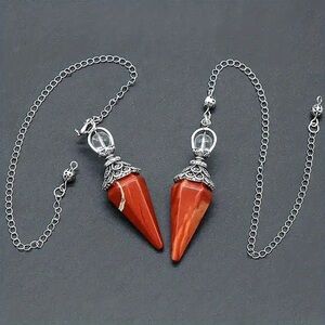 New Carnelian Healing Divination Dowsing Pendulum